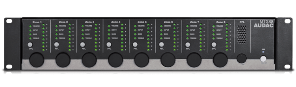 8-strefowa matryca audio AUDAC MTX88