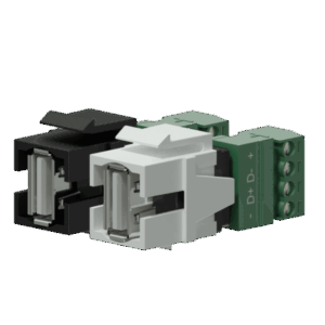 Adapter PROCAB VCK625/W, USB 2.0 A  do 4-pinowy euroblock, biały
