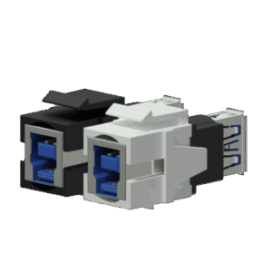 Adapter PROCAB VCK630/W, USB 3.0 A  do USB 3.0 B (odwracalny) biały