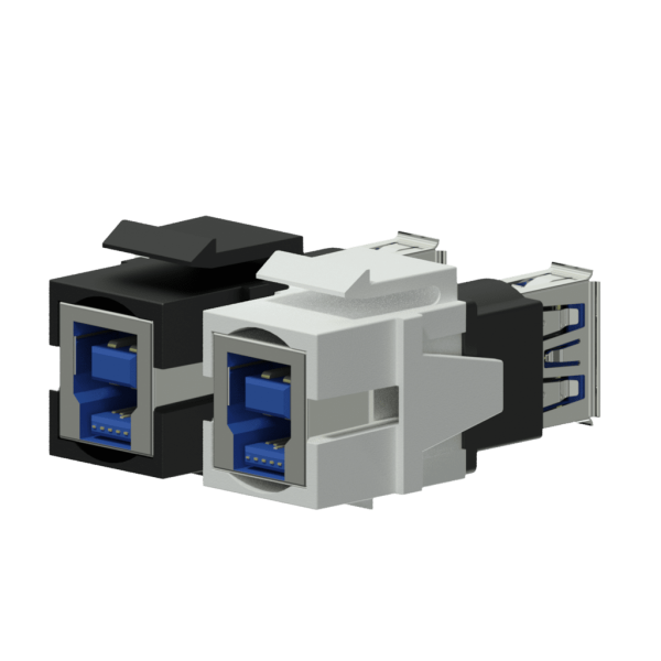 Adapter PROCAB VCK630/W, USB 3.0 A  do USB 3.0 B (odwracalny) biały