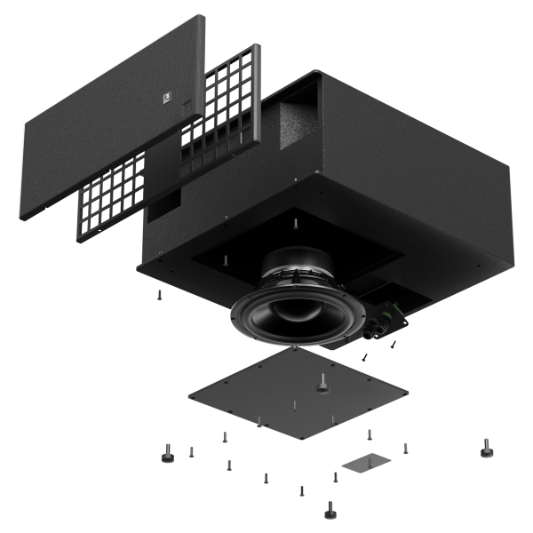 ARCHI10X/OB - (Zewnętrzny) ultrakompaktowy 10-calowy infrasubwoofer - czarny