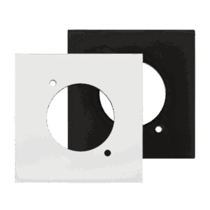 AUDAC CP45DSZ/W Płytka przyłączeniowa 45 x 45 mm na złącze w rozmiarze D, wersja biała