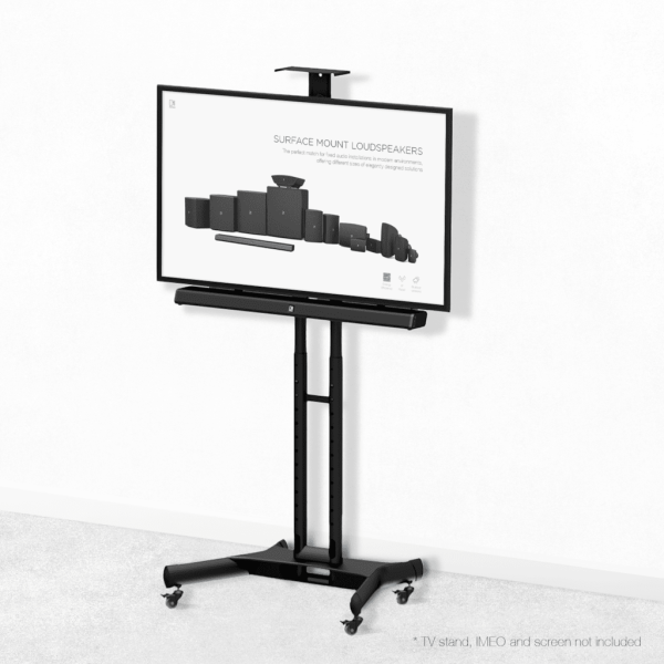 AUDAC MBK440/B Uchwyt do instalacji na wyświetlaczu IMEO2, wersja czarna