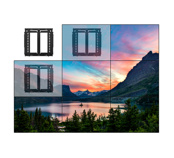 Uchwyt Ultra Slim, Pop-Out  z funkcją miękkiego wysuwu serwisowego B-Tech BT8312/B V2