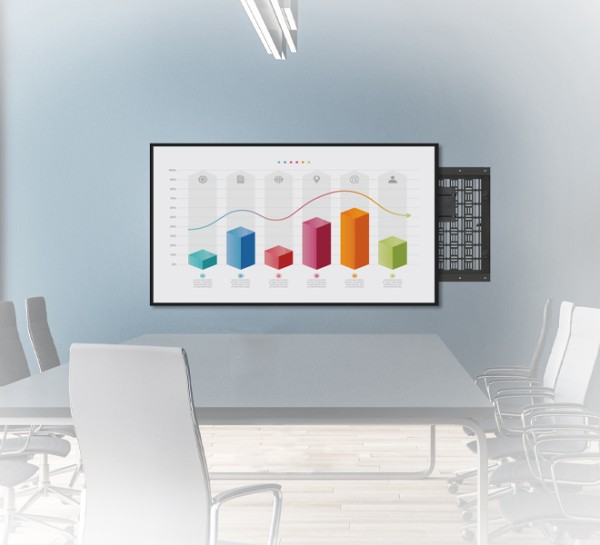 bt7888-13-660 Wysuwana naścienna półka na sprzęt AV B-Tech BT7888/B