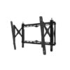 Wysuwany uchwyt ścienny do płaskich ekranów z funkcją pochylania i obrotu B-Tech ELEMENTS BT8443/B