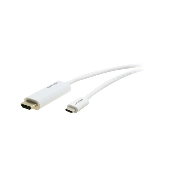 c-usbc-hm-10-i2uk-xq Kramer C-USBC/HM-10 USB Type–C (M) to HDMI (M) cable (3m)