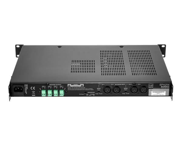 czterokanalowy-wzmacniacz-audac-epa254_3 Czterokanałowy wzmacniacz AUDAC EPA254