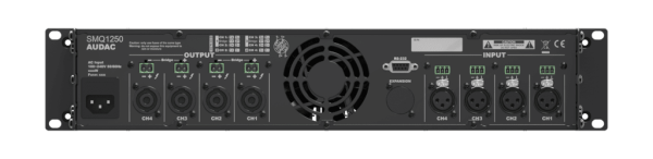 Czterokanałowy wzmacniacz AUDAC SMQ1250