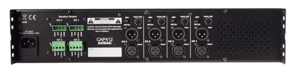 Czterokanałowy wzmacniacz mocy AUDAC CAP412