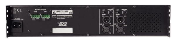 Dwukanałowy wzmacniacz mocy AUDAC CAP224