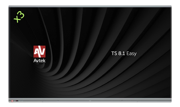 easssy 3 x monitor interaktywny 75" z kluczem aktywującym Android