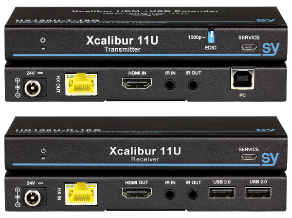 Extender HDMI SY Xcalibur 11U zestaw