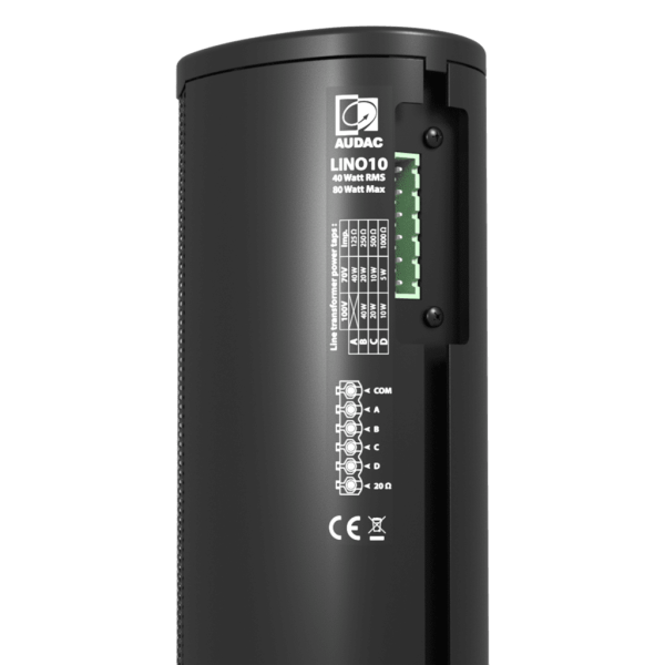 Głośnik kolumnowy AUDAC LINO10/B, 10 x 2” czarny