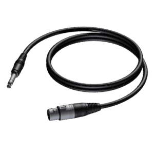 Kabel PROCAB CAB723/1.5, 6.3 mm jack (M) stereo do XLR (F) (1,5m)