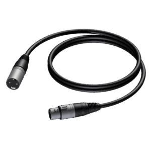 Kabel PROCAB CAB901/1, XLR (M) do XLR (F) (1 m)