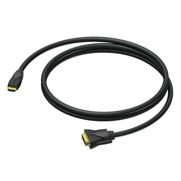 Kabel PROCAB CLV160/1.5, DVI D (M) do HDMI (M) (1,5m)