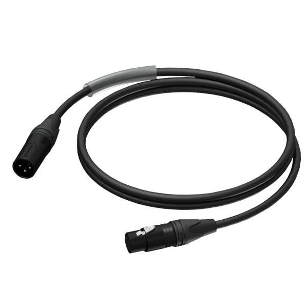 Kabel PROCAB PRA901/3, XLR (M) do XLR(F) (3m)