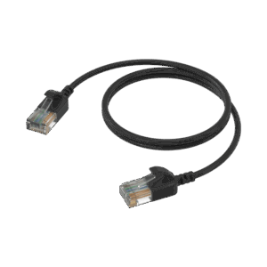 Kabel sieciowy CAT6A PROCAB CSD560B/0.3, czarny (0,3m)