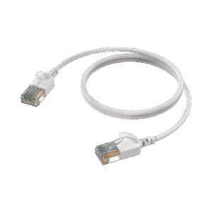 Kabel sieciowy CAT6A PROCAB CSD560W/0.5, biały (0,5m)