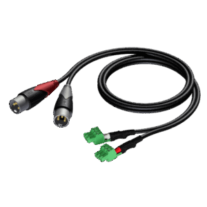 kabel-sygnalowy-audac-cla834-0-5-0-5m Kabel sygnałowy PROCAB CLA834/0.5 (0,5m)
