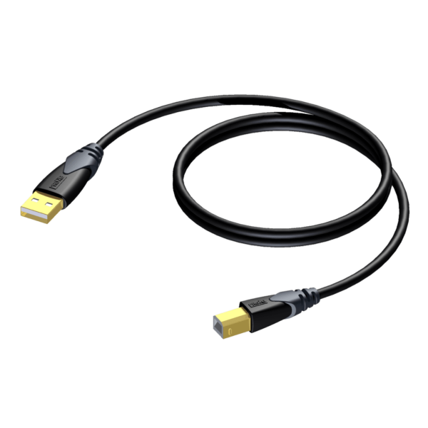 Kabel USB PROCAB CLD610/1.5, USB-A do USB-B (1,5m)