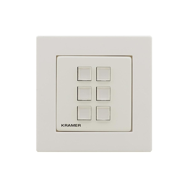 klawiatura-sterujaca-kramer-rc-206-eu-80-86-w-6-klawiszy Klawiatura sterująca Kramer RC-206/EU-80/86(W) (6 klawiszy)