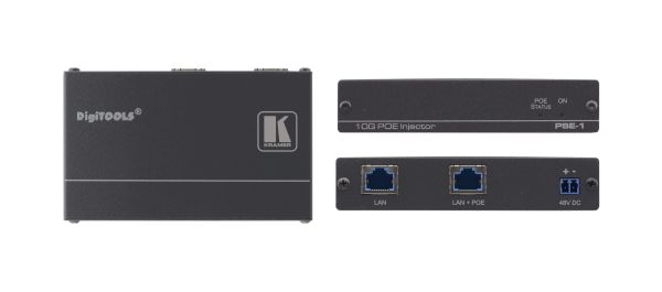 kramer-pse-1-single-10g-hdbaset-ethernet-power-injector Kramer PSE-1 Single 10G HDBaseT & Ethernet Power Injector