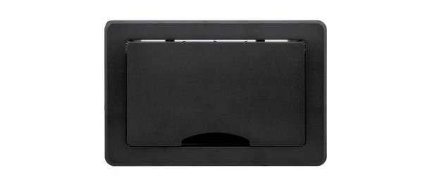 kramer-tbus-10xl-ba-table-mount-modular-multi20connection-solution-20-manually-retracting-lid Obudowa na blat stołu Kramer TBUS-10xl(BA)