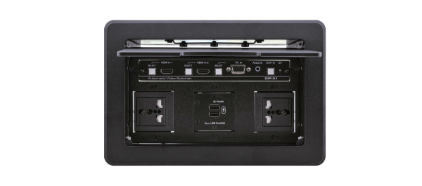 kramer-tbus-10xl-ba-table-mount-modular-multi20connection-solution-20-manually-retracting-lid_1 Obudowa na blat stołu Kramer TBUS-10xl(BA)