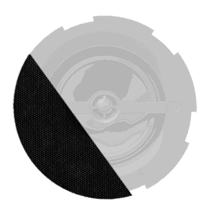 Maskownica do głośnika CALI6 AUDAC GLI06/OB czarna