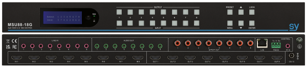 Matryca SY MSU88-18G 8x8 HDMI