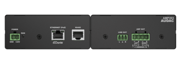 Miniwzmacniacz AUDAC AMP203 Dante™