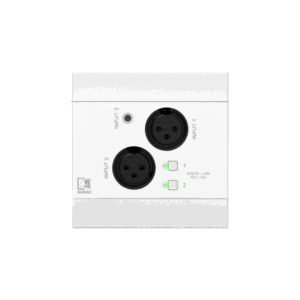 panel-scienny-audac-nwp320-w-2x-xlr-3-5-mm-jack-bt-bialy Panel ścienny AUDAC NWP320/W, 2x XLR + 3,5 mm jack + BT biały