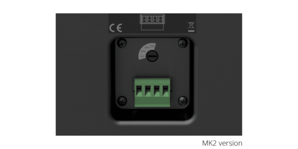 Para głośników naściennych AUDAC WX802MK2/B, 8" czarny