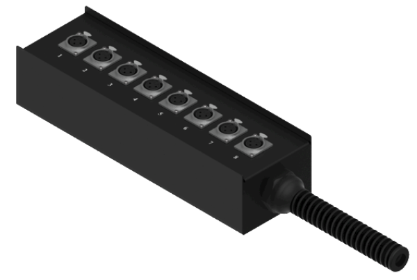 pcb-msb108-0-png PROCAB MSB108.0 Multi-stageblock – 8 x złącze żeńskie XLR