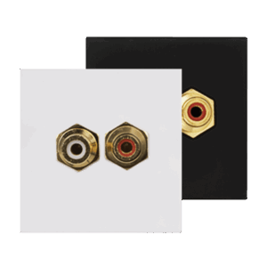 plytka-przylaczeniowa-audac-cp45rca-b-czarna Płytka przyłączeniowa AUDAC CP45RCA/B, czarna