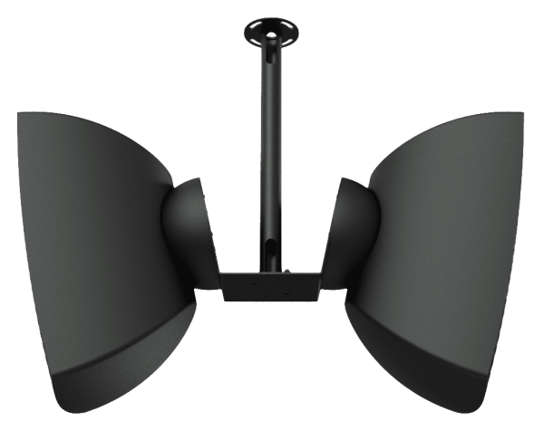 Podsufitowy zestaw instalacyjny AUDAC CMA162/B, czarny