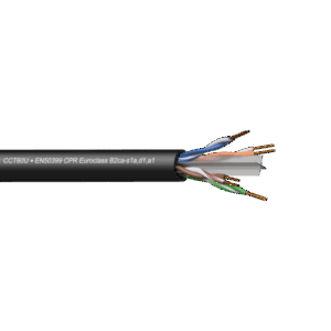 Procab CCT60U-B2CA/3 Networking cable - CAT6 - U/UTP - solid 0.25 mm? - 23 AWG - EN50399 CPR Eur