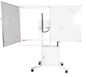 Rama skrzydła 86” dla serii DS1000 - kolor czarny