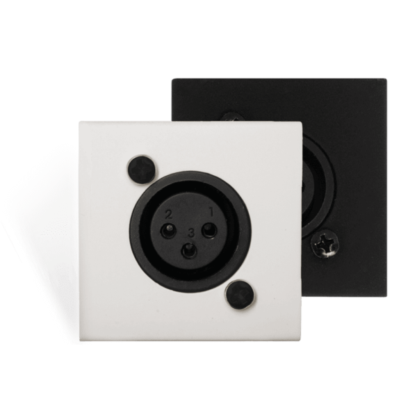 Ścienny moduł AUDAC WMI18/W, XLR mic biały