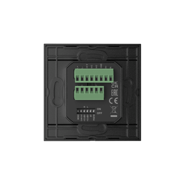 Panel ścienny AUDAC WP225/B, XLR mic + 3,5 mm jack + BT, czarny