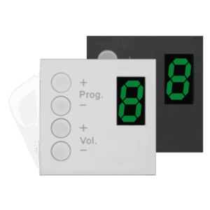 scienny-panel-sterujacy-audac-mwx45-b-czarny Ścienny panel sterujący AUDAC MWX45/B czarny
