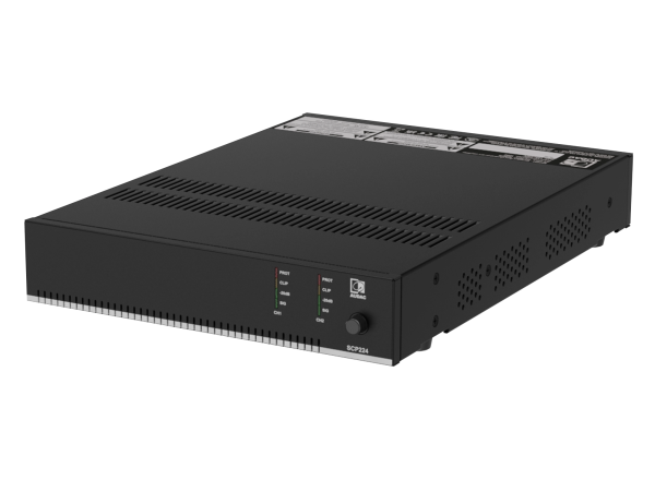 scp224-front-corner Dwukanałowy wzmacniacz AUDAC SCP224