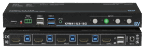 switch-kvm-sy-kvm41-u3-18g-4x1-hdmi-6x-usb-a Switch KVM SY KVM41-U3-18G 4x1 HDMI + 6x USB-A