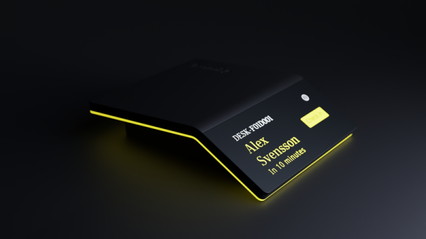 System rezerwacji biurek Humly Booking Device 1 szt + zasiłacz