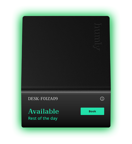 System rezerwacji biurek Humly Booking Device 1 szt + zasiłacz