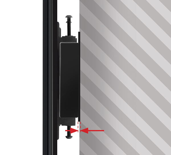 Mocowanie do belki dystans 5mm B-Tech SYSTEM X BT8390-WFK1/B