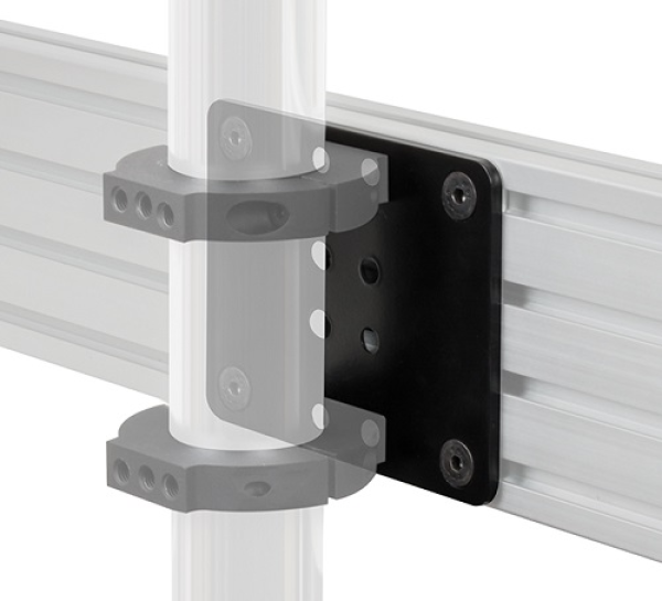 Uchwyt do mocowania obejm B-Tech SYSTEM X BT8390-CFK/B