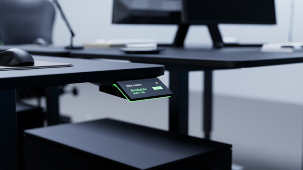 Uchwyt podbiurkowy Humly Booking Device 5 szt